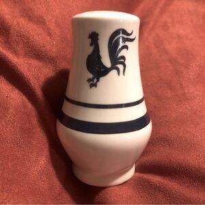 Home Blue And White Ceramic Rooster Salt‎ Shaker Vintage country kitchen